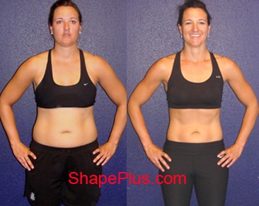 Samantha lost 38lbs with her personal trainer