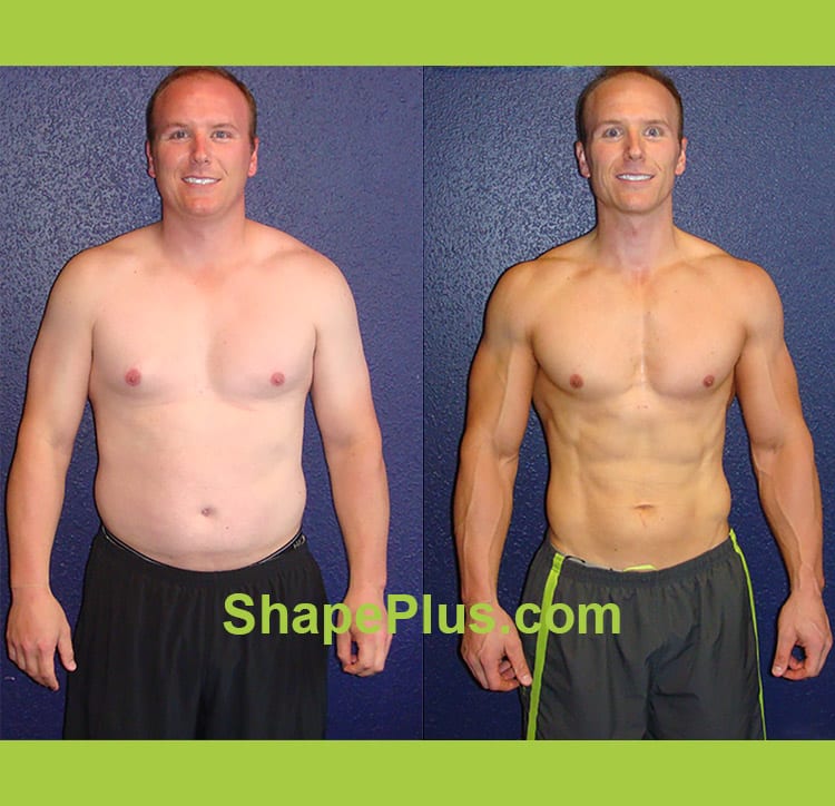 Client transformation at Shape Plus Denver personal training