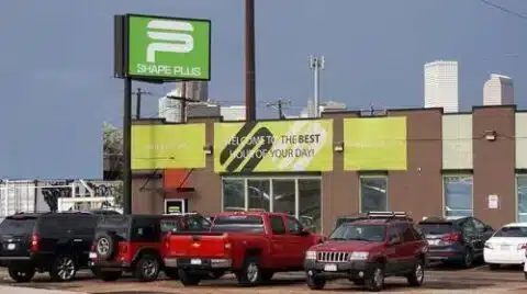 Exterior of the Shape Plus personal training location in Denver