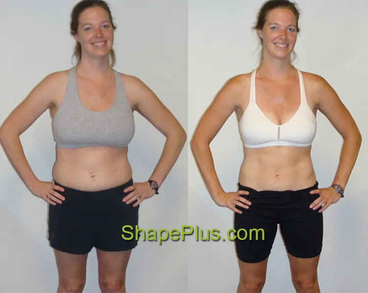 Denise’s Weight Loss Transformation | Shape Plus Before-and-after photos of Denise M.’s weight-loss transformation at Shape Plus